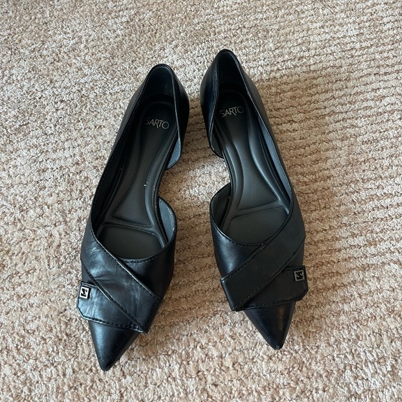 SARTO Elisha Half d'Orsay Pointed Toe Flat - Picture 1 of 8